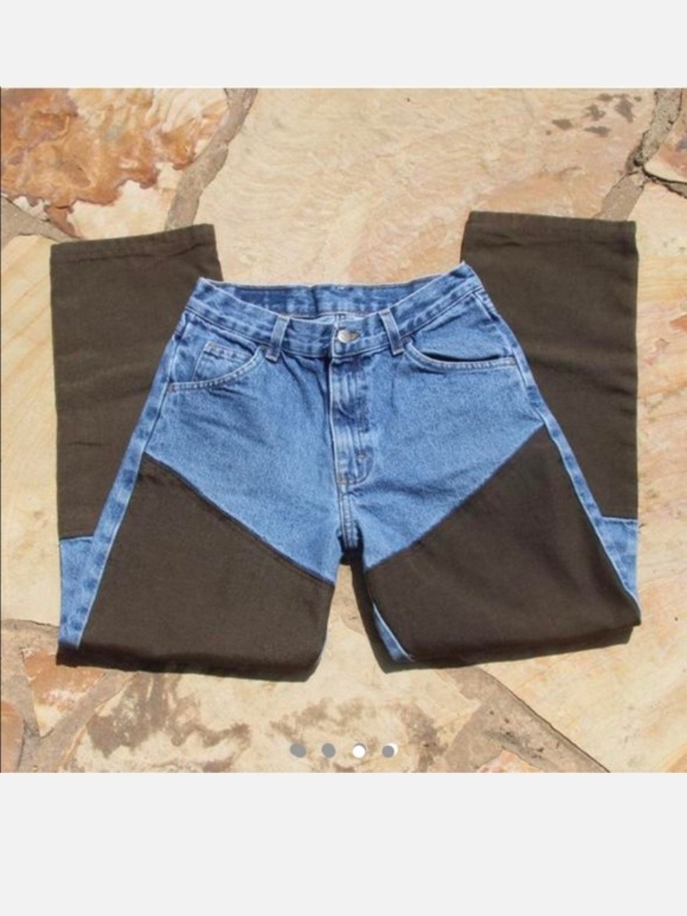 Wrangler Rugged Wear Upland Hunting Pants Denim Chaps Size 26 (Youth 16) - Picture 2 of 16